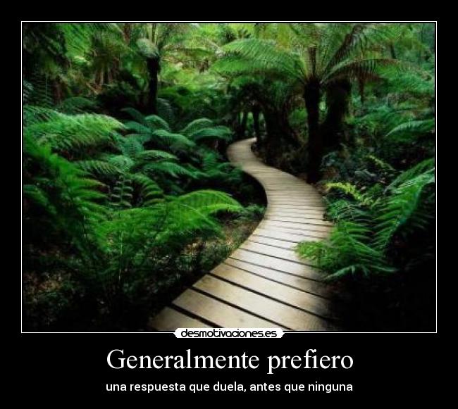 Generalmente prefiero - 