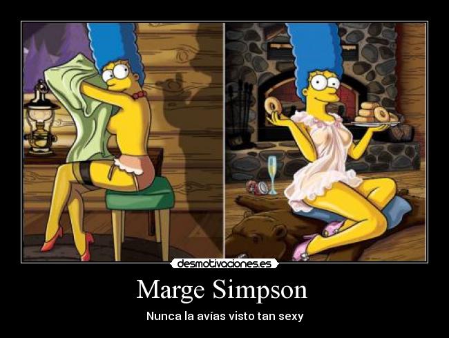 Marge Simpson  - Nunca la avías visto tan sexy