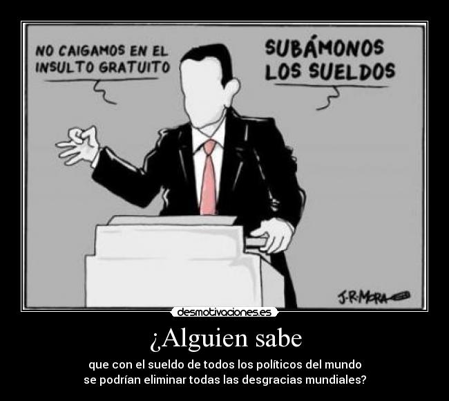 ¿Alguien sabe -