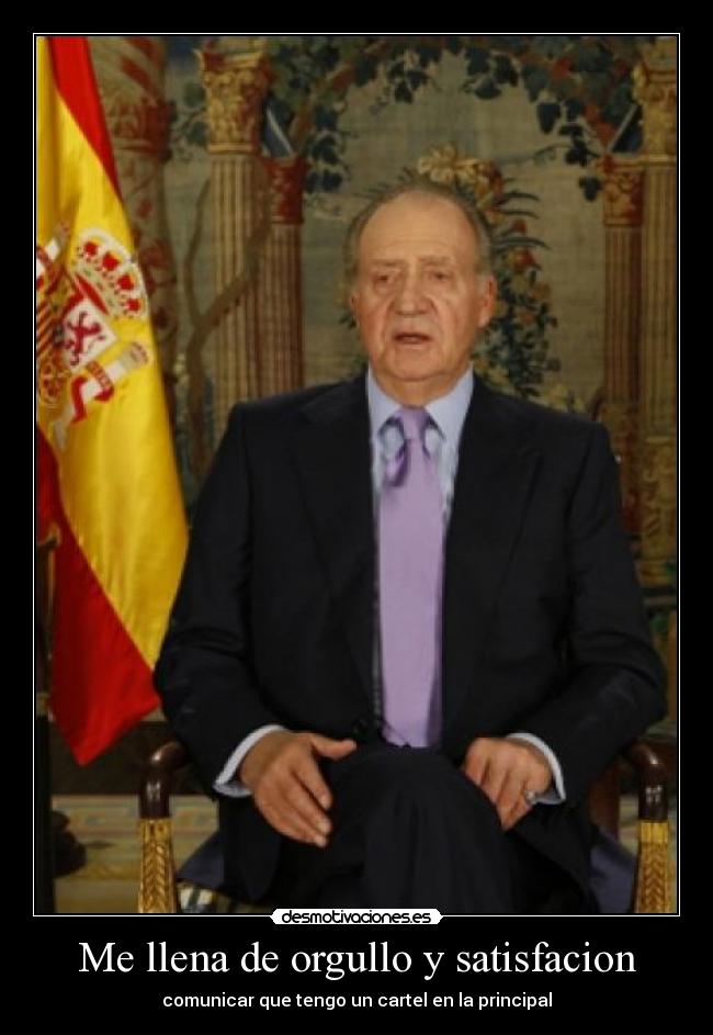 Me llena de orgullo y satisfacion -