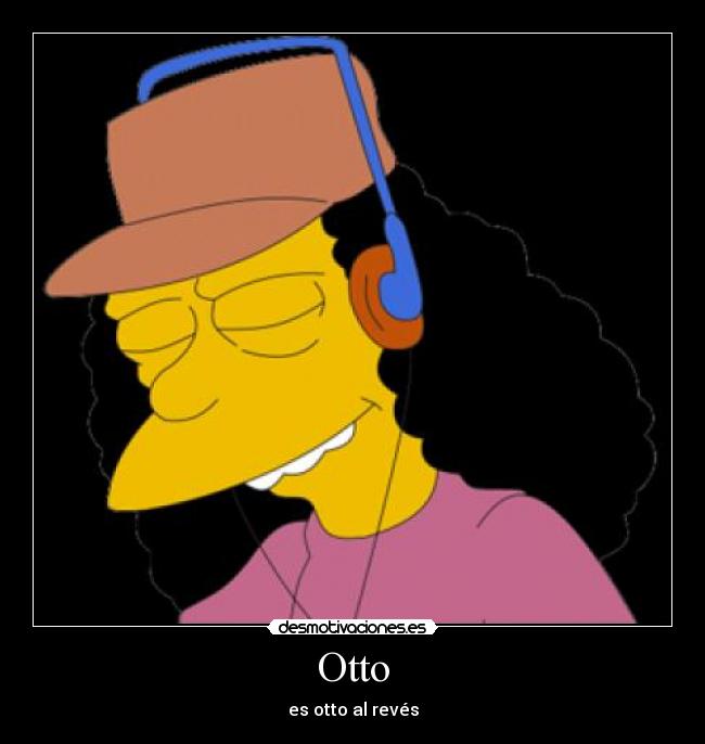 Otto - es otto al revés