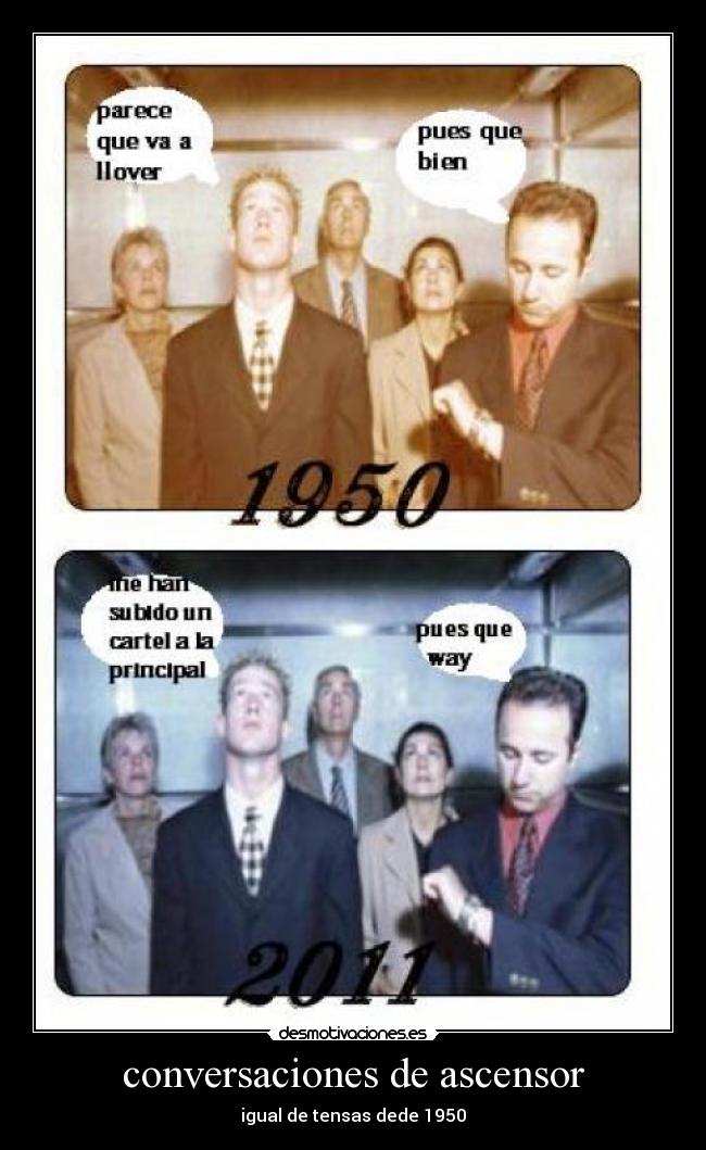 conversaciones de ascensor -