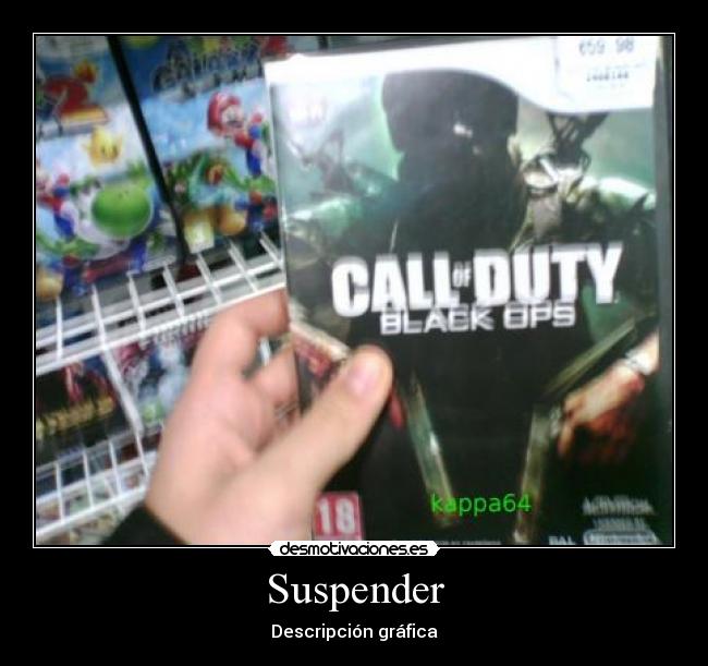 Suspender - Descripción gráfica