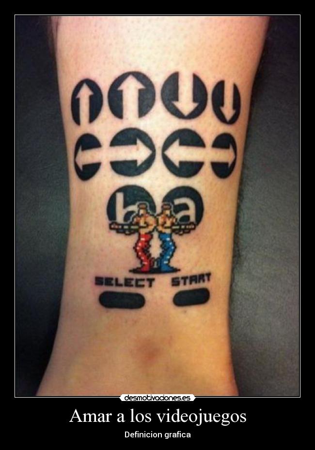 Amar a los videojuegos - Definicion grafica