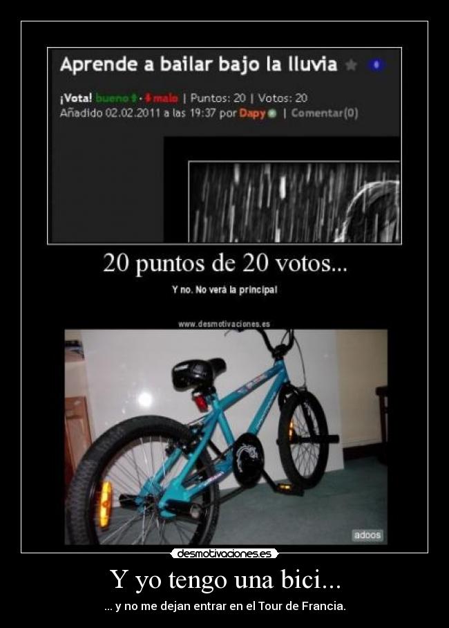 Y yo tengo una bici... - 