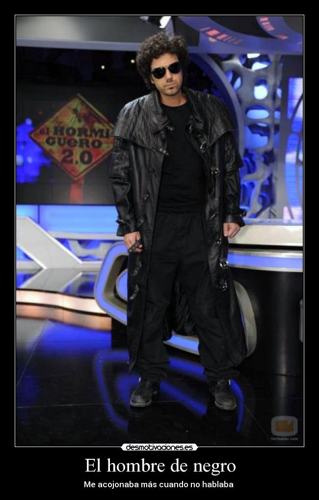 El hombre de negro -