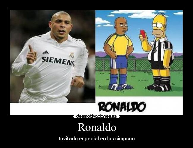 Ronaldo - Invitado especial en los simpson
