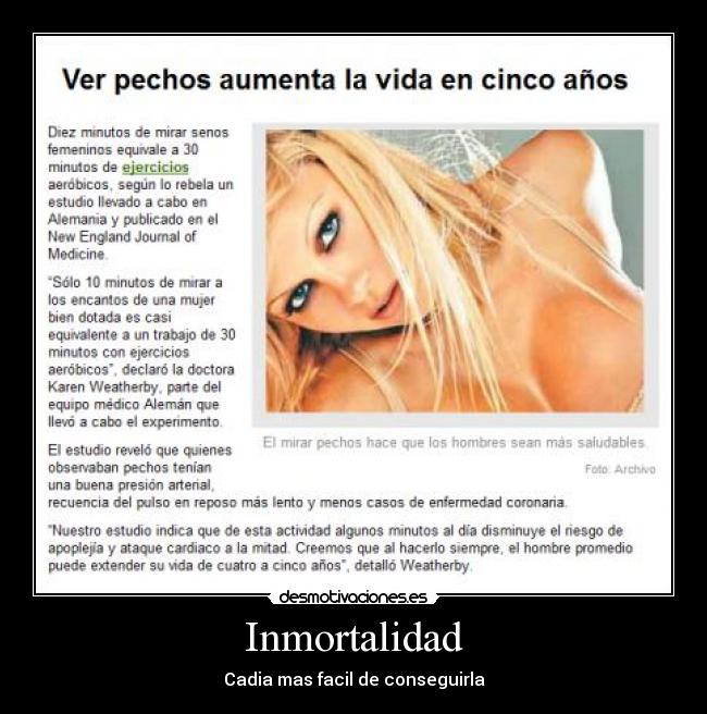 Inmortalidad -