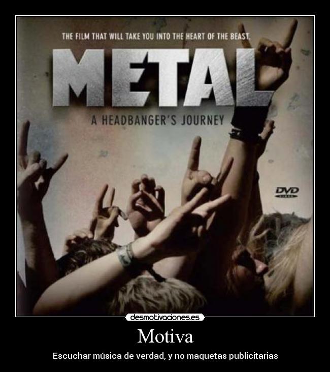 carteles metal desmotivaciones