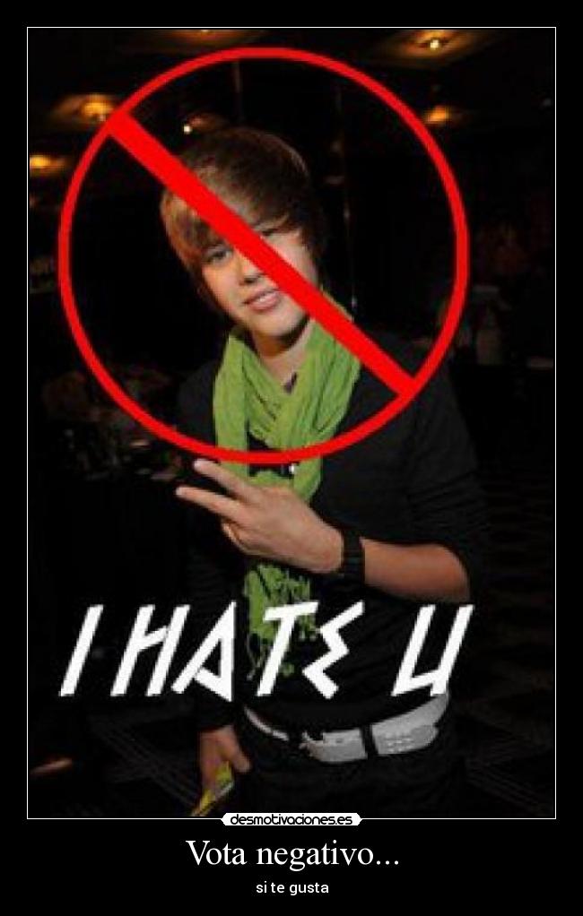 Vota negativo... - si te gusta