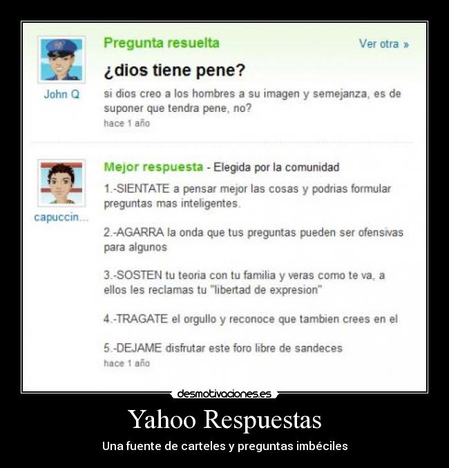 carteles yahoo desmotivaciones