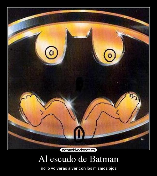 Al escudo de Batman - 