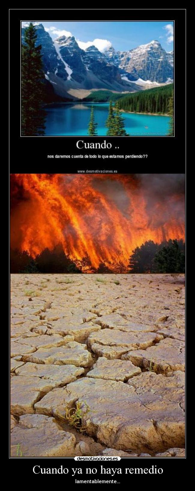 carteles cuando haya remedio lamentablemente desmotivaciones