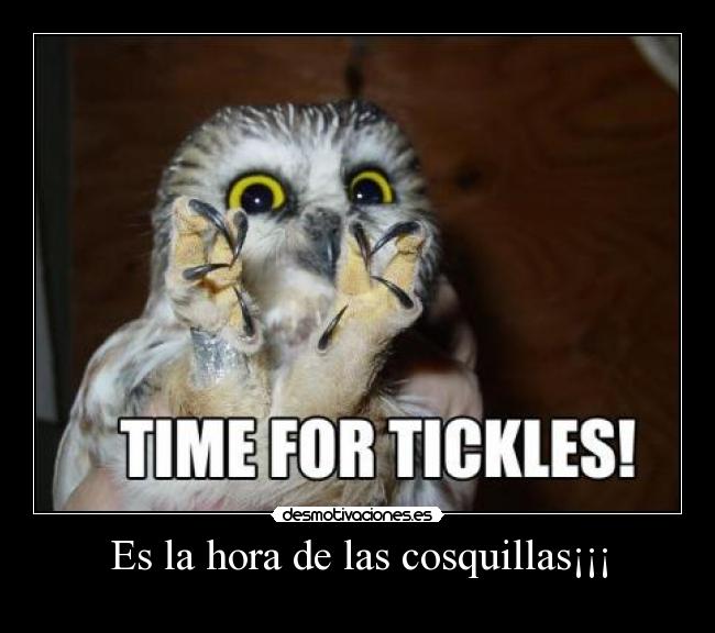 Es la hora de las cosquillas¡¡¡ -
