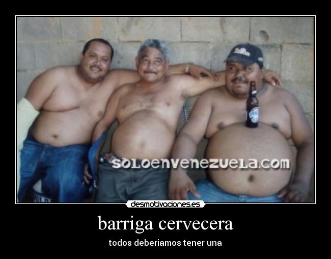 barriga cervecera -