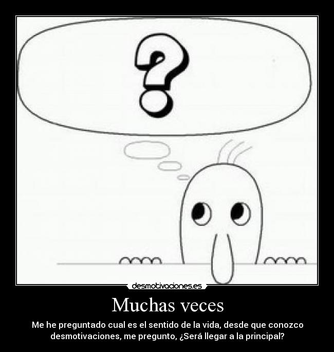 Muchas veces -