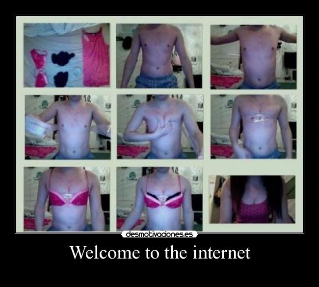 Welcome to the internet -