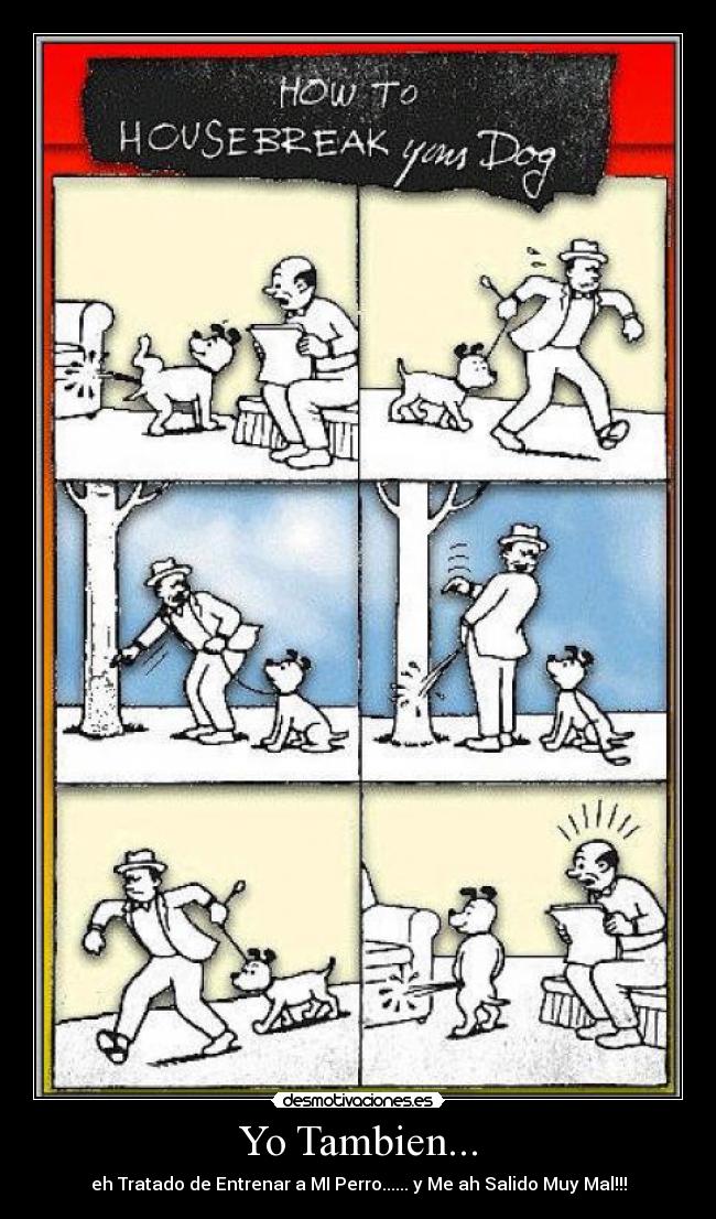 Yo Tambien... - eh Tratado de Entrenar a MI Perro...... y Me ah Salido Muy Mal!!!