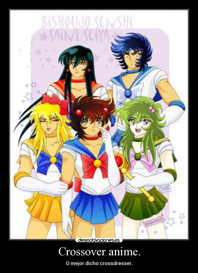Crossover anime. - O mejor dicho crossdresser.