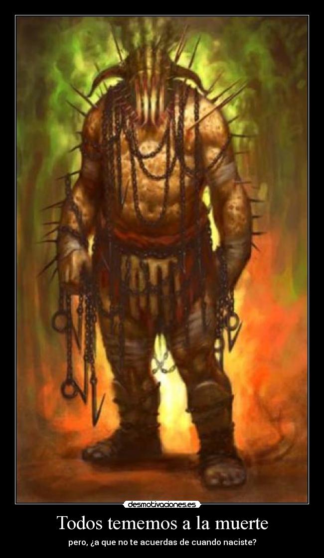 Todos tememos a la muerte - pero, ¿a que no te acuerdas de cuando naciste?