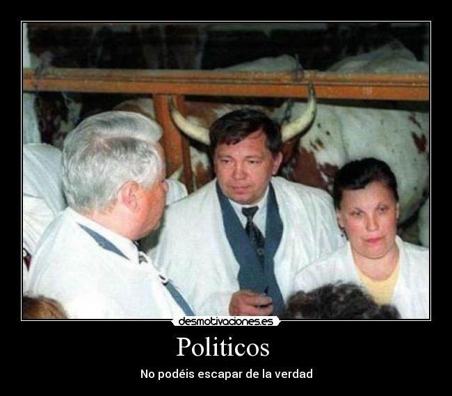 Politicos  - No podéis escapar de la verdad