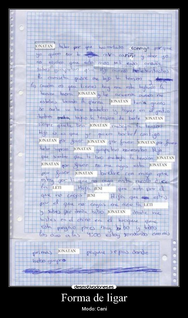 Forma de ligar - Modo: Cani