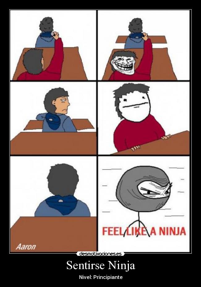 Sentirse Ninja -