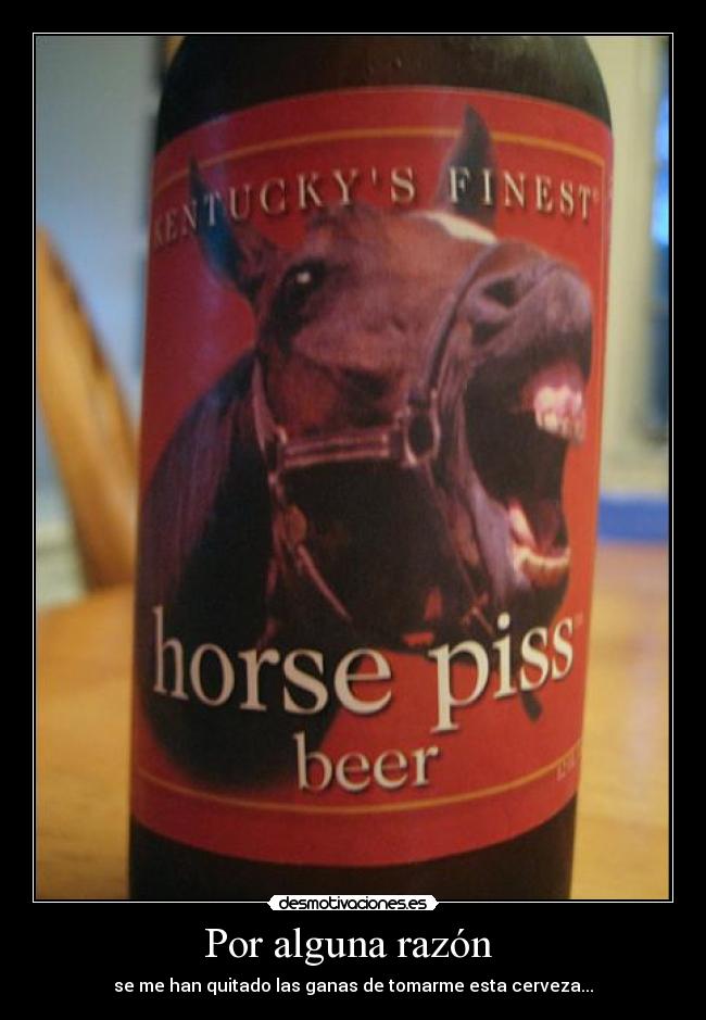 carteles horse piss desmotivaciones