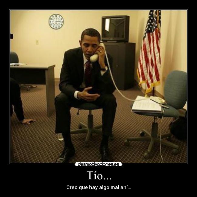 Tío... - Creo que hay algo mal ahí...