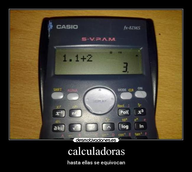 calculadoras -
