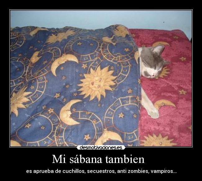 Mi sábana tambien -