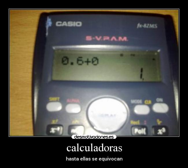 calculadoras -