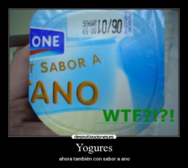 Yogures - ahora también con sabor a ano