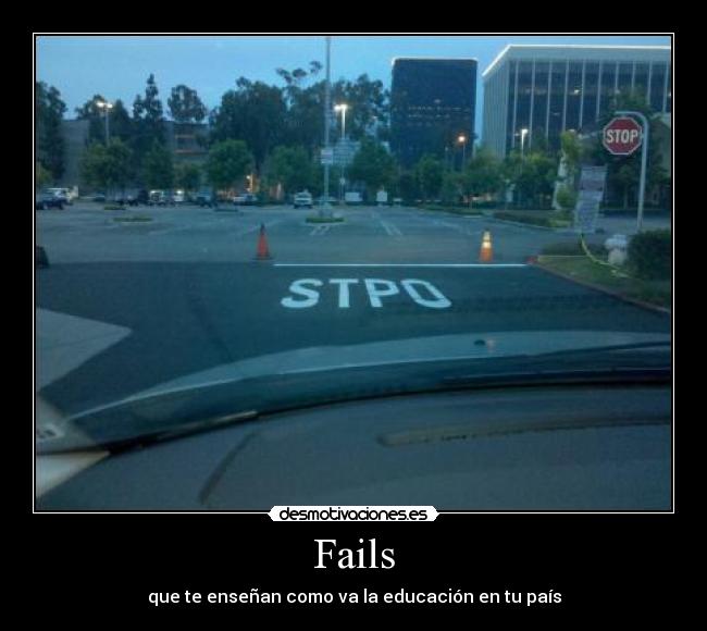 Fails - que te enseñan como va la educación en tu país