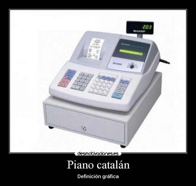 Piano catalán -