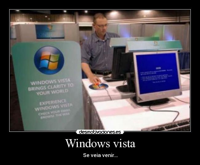 Windows vista - Se veia venir...