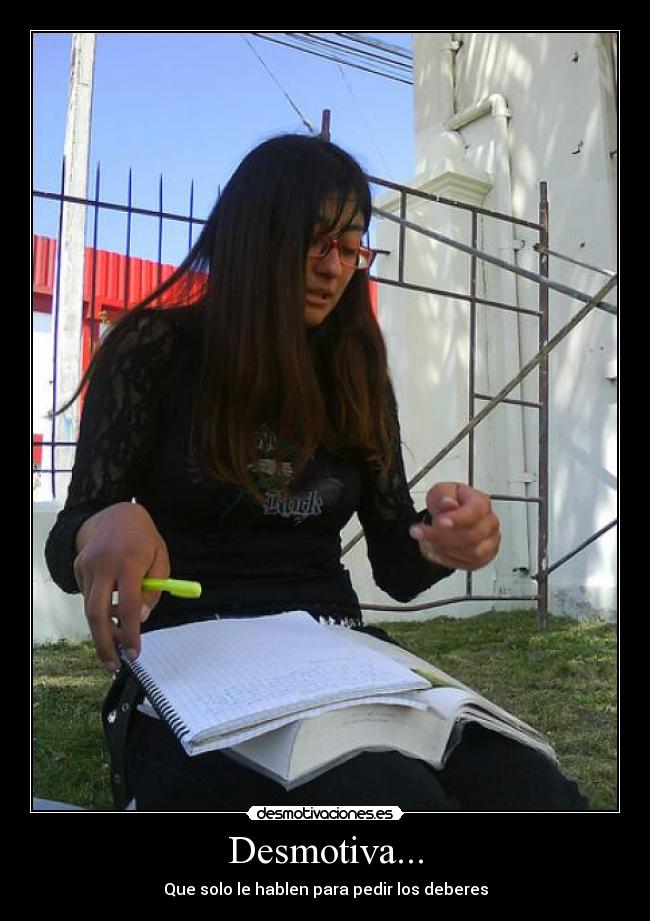 Desmotiva... -