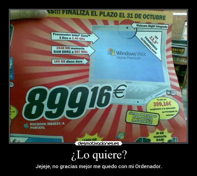 ¿Lo quiere? -