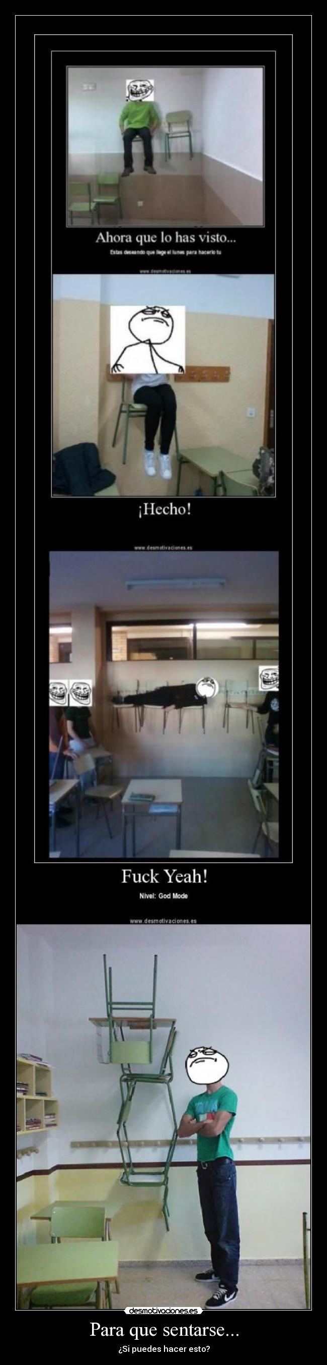 Para que sentarse... - 