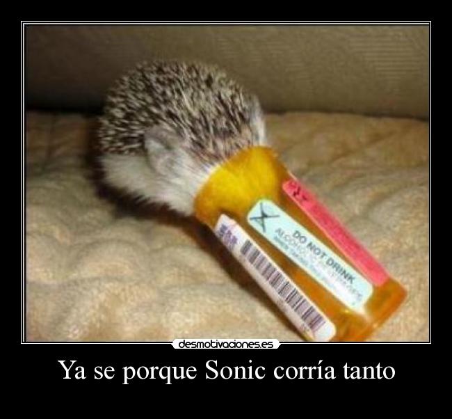Ya se porque Sonic corría tanto -