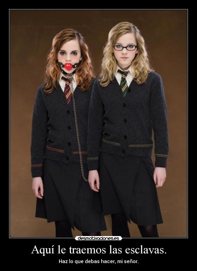 carteles esclavas emma watson desmotivaciones
