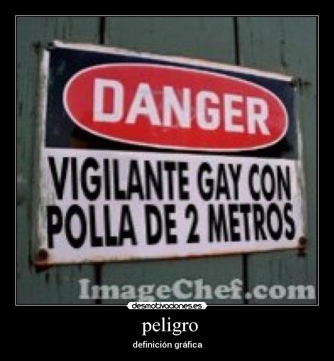 peligro - definición gráfica