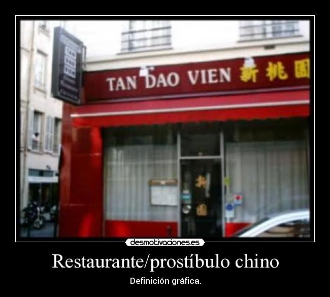 Restaurante/prostíbulo chino - 