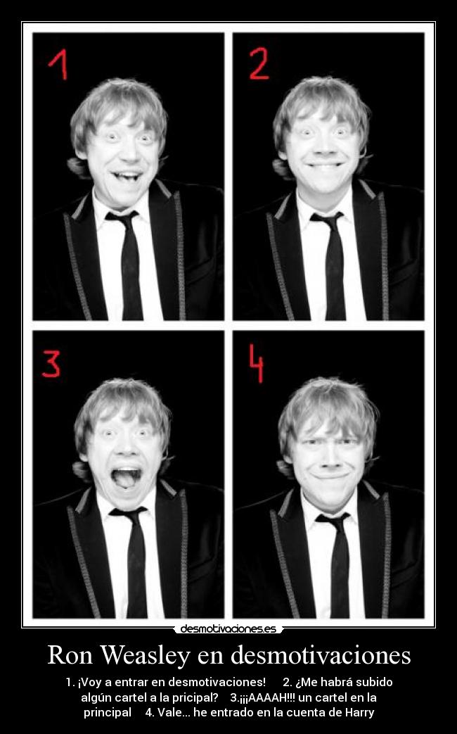Ron Weasley en desmotivaciones -