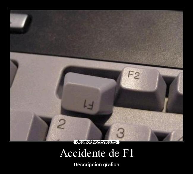 Accidente de F1 - 