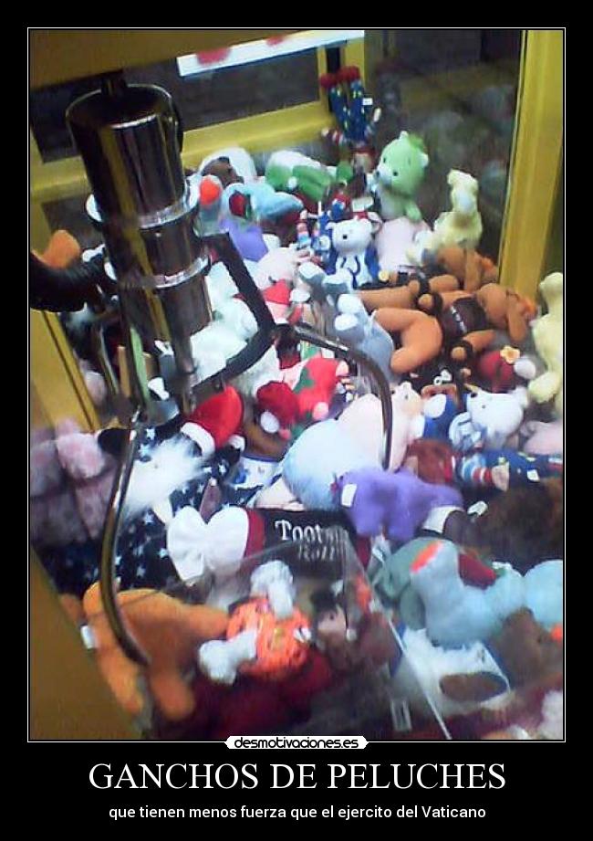 GANCHOS DE PELUCHES -