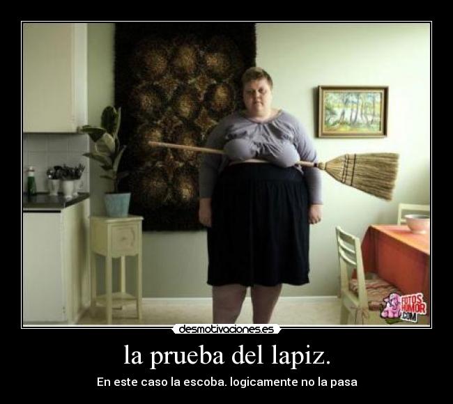 carteles prueba del lapiz desmotivaciones