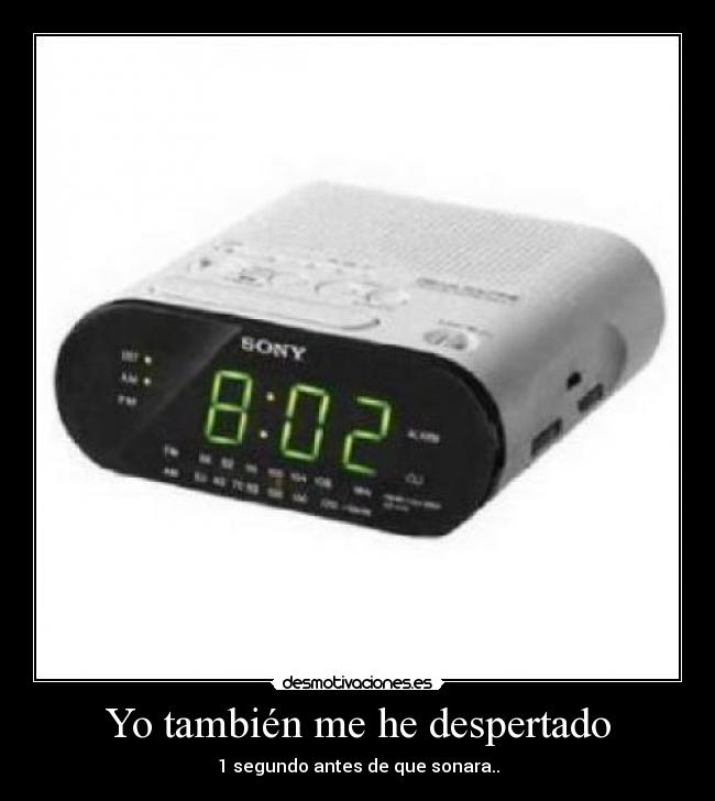 Yo también me he despertado -