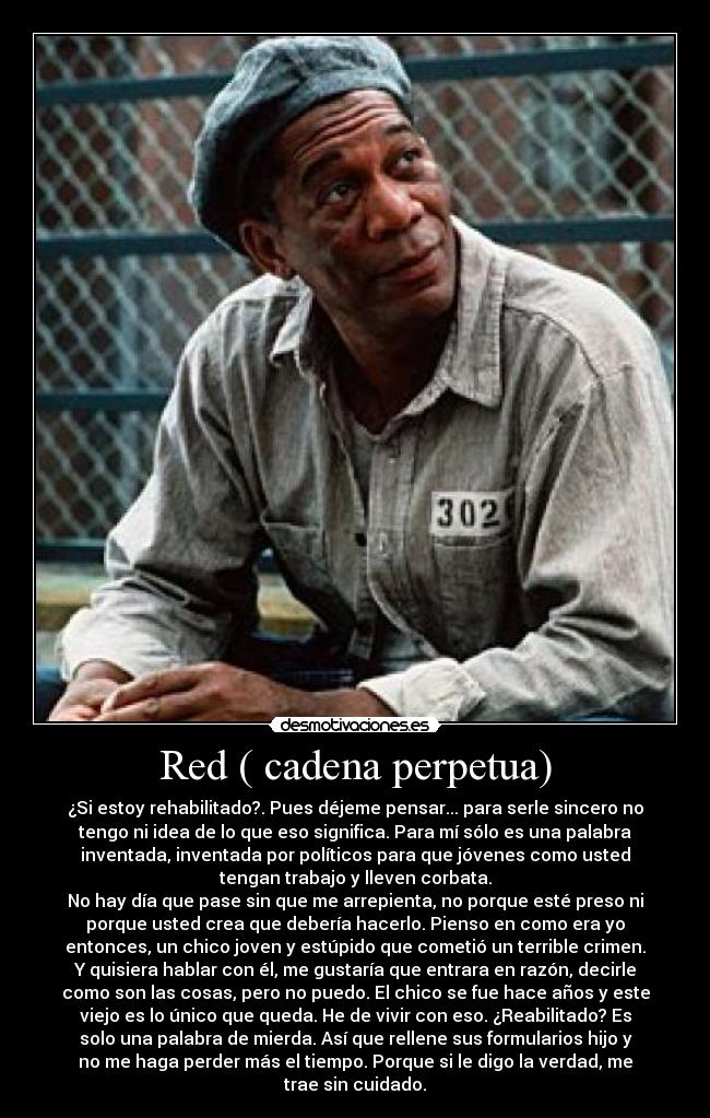 Red ( cadena perpetua) -