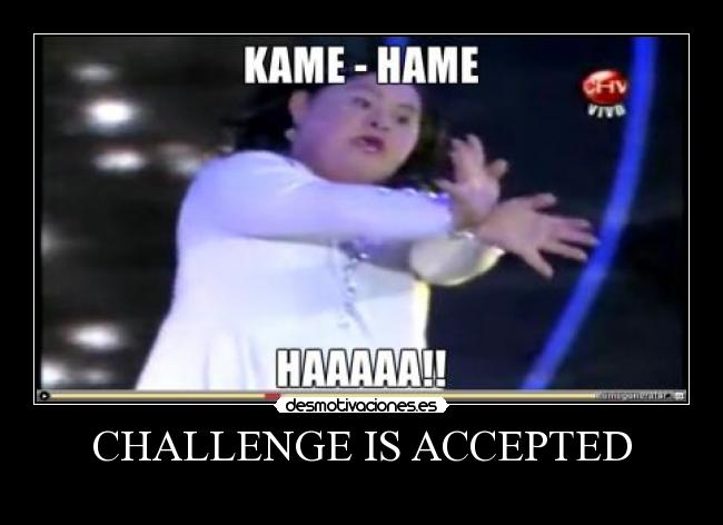 CHALLENGE IS ACCEPTED - 